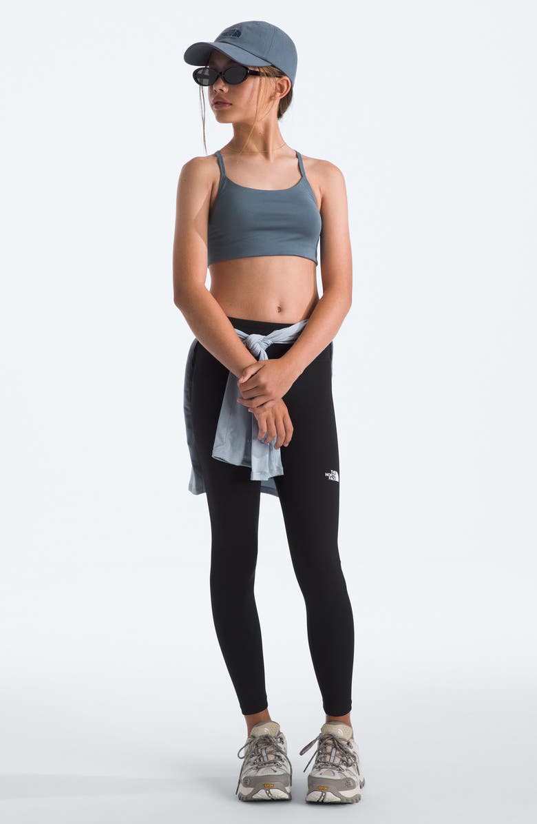 The North Face Kids
 Flex Sports Bra, Alternate, color, Granite Grey