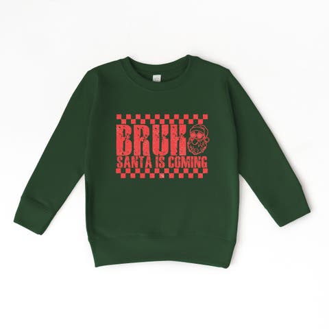 Bruh Santa is Coming Sweatshirt (Little Kid & Big Kid)