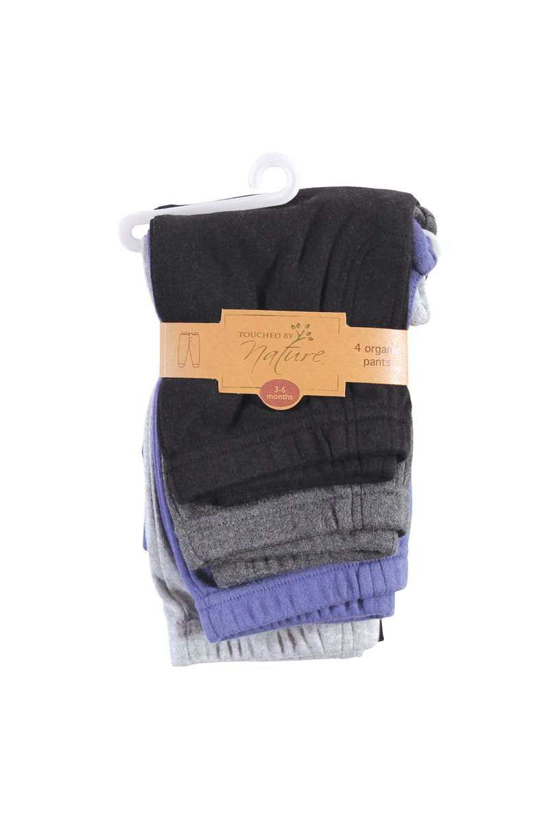 Touched by Nature Organic Cotton Pants Bottoms, Alternate, color, Blue Gray