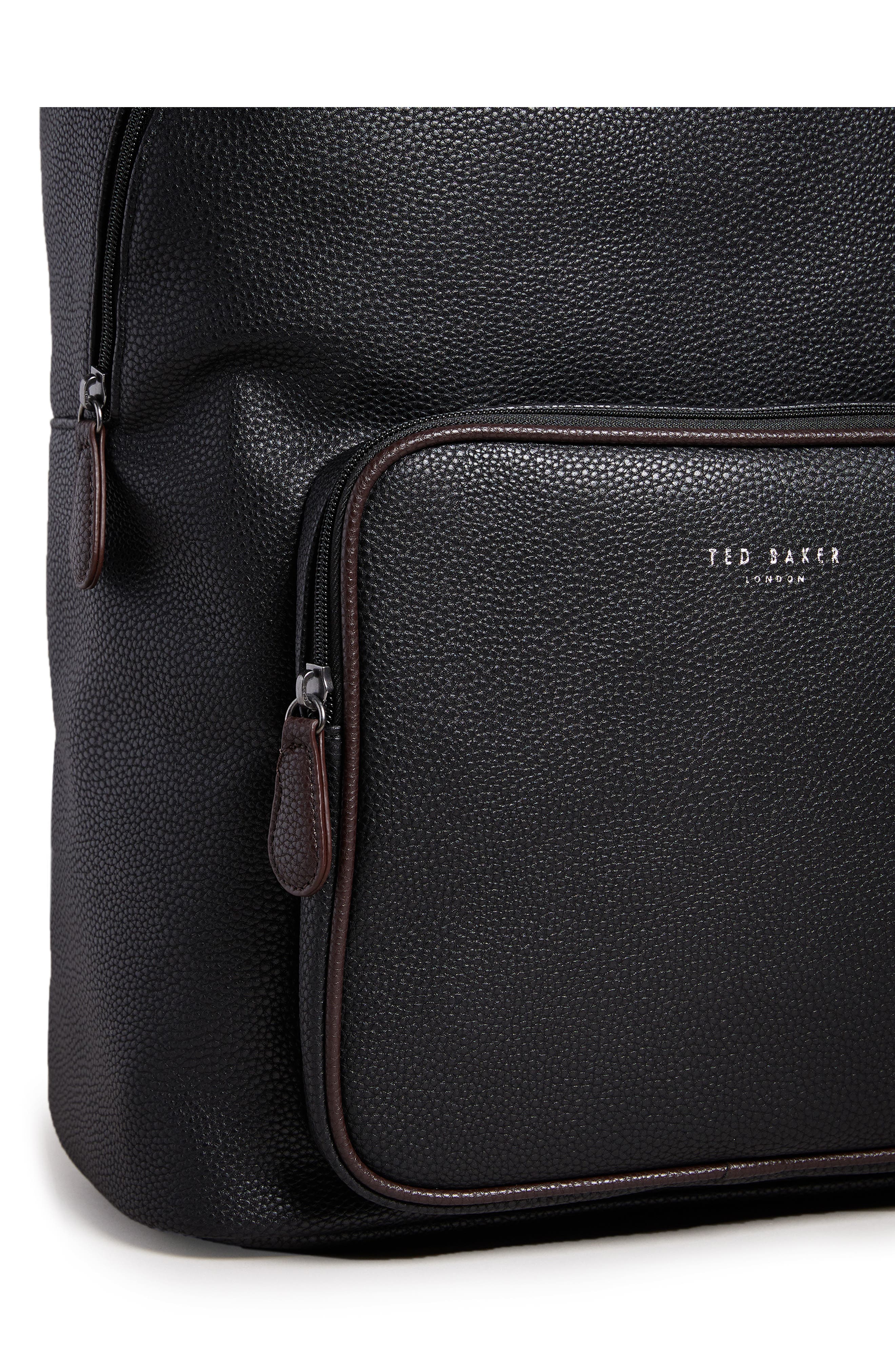 Ted Baker London Laniss Faux Leather Backpack, Alternate, color, 