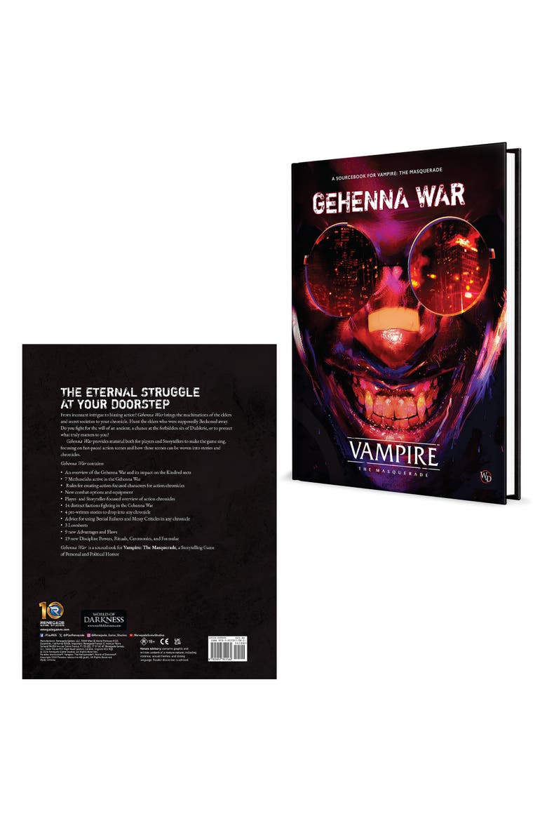 The Masquerade 5th Edition Roleplaying Game, Alternate, color, Multicolored