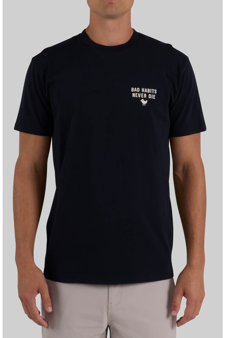 Bad Habits Graphic Tee, Main, color, BLACK