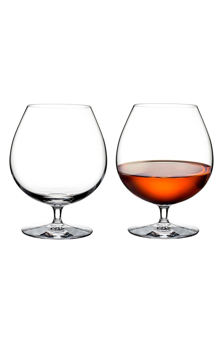Waterford 'Elegance' Fine Crystal Brandy Glasses, Alternate, color, Clear