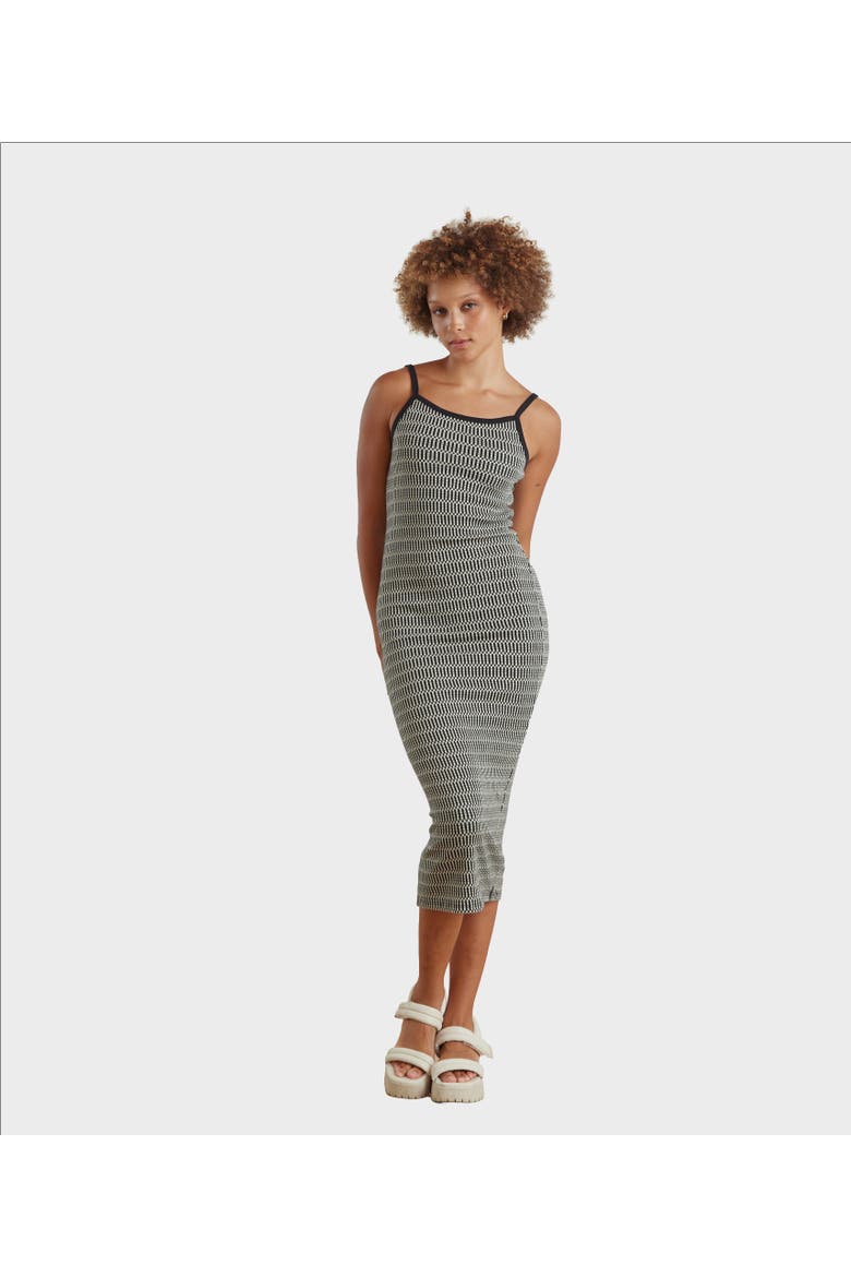 Vermont Dress, Main, color, Black Jacquard