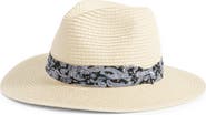 Nordstrom Paisley Bandana Panama Hat