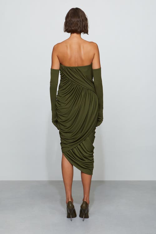 Et Ochs Spencer Midi Dress In Green