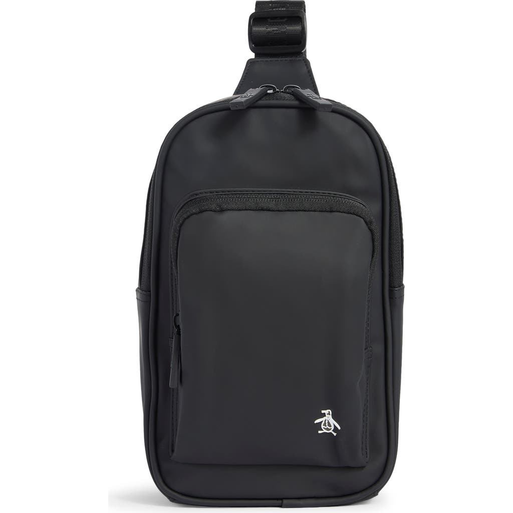 Original Penguin Sling Crossbody Bag In Black