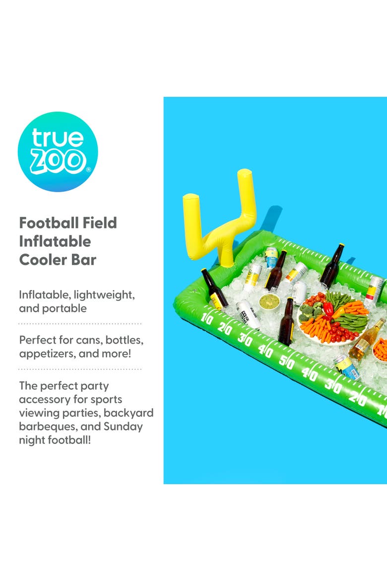 Football Field Inflatable Cooler Bar, Alternate, color, Green