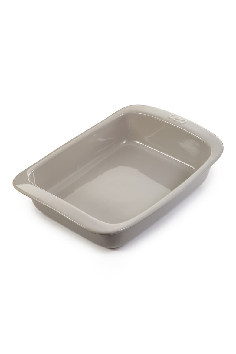 Leo Balance Rectangular 2.5-Quart Ceramic Baking Dish, Alternate, color, MOON MIST