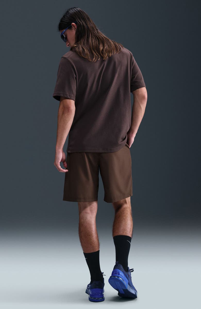Nike Dri-FIT Form 9-Inch Shorts, Alternate, color, Baroque Brown/ Comet Blue