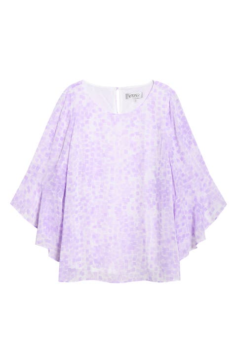 Ruffle Sleeve Top (Plus)