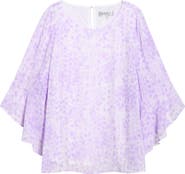KASPER Ruffle Sleeve Top