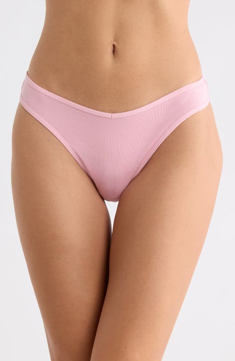 Assorted 5-Pack Stretch Cotton Thongs