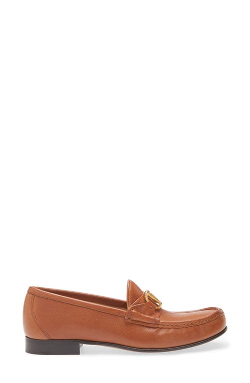 Valentino V Logo The Bold Edition Loafer In Tobacco