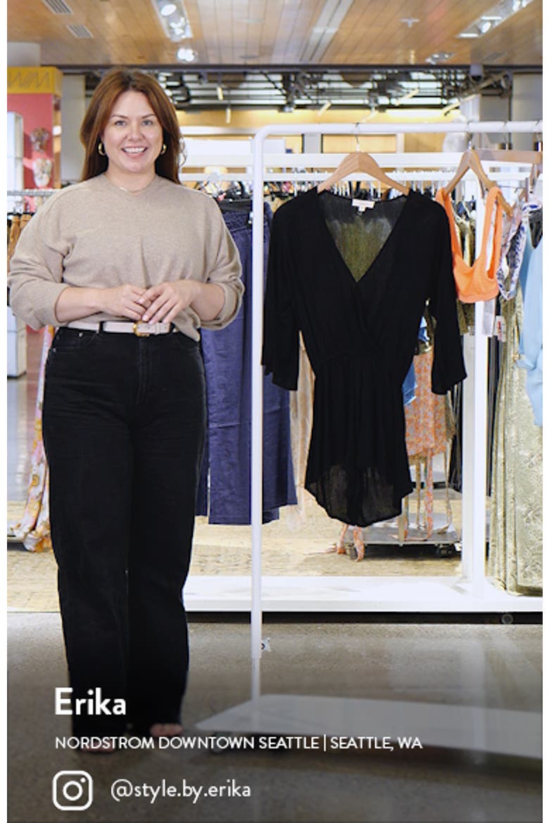 Stripe Cover-Up Romper (Nordstrom Exclusive) video