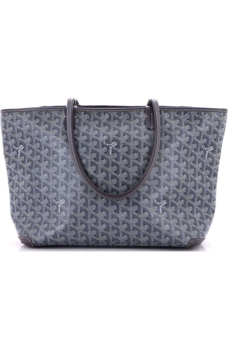 Pre-Owned Goyard Artois Tote Coated Canvas PM, Main, color, Gray