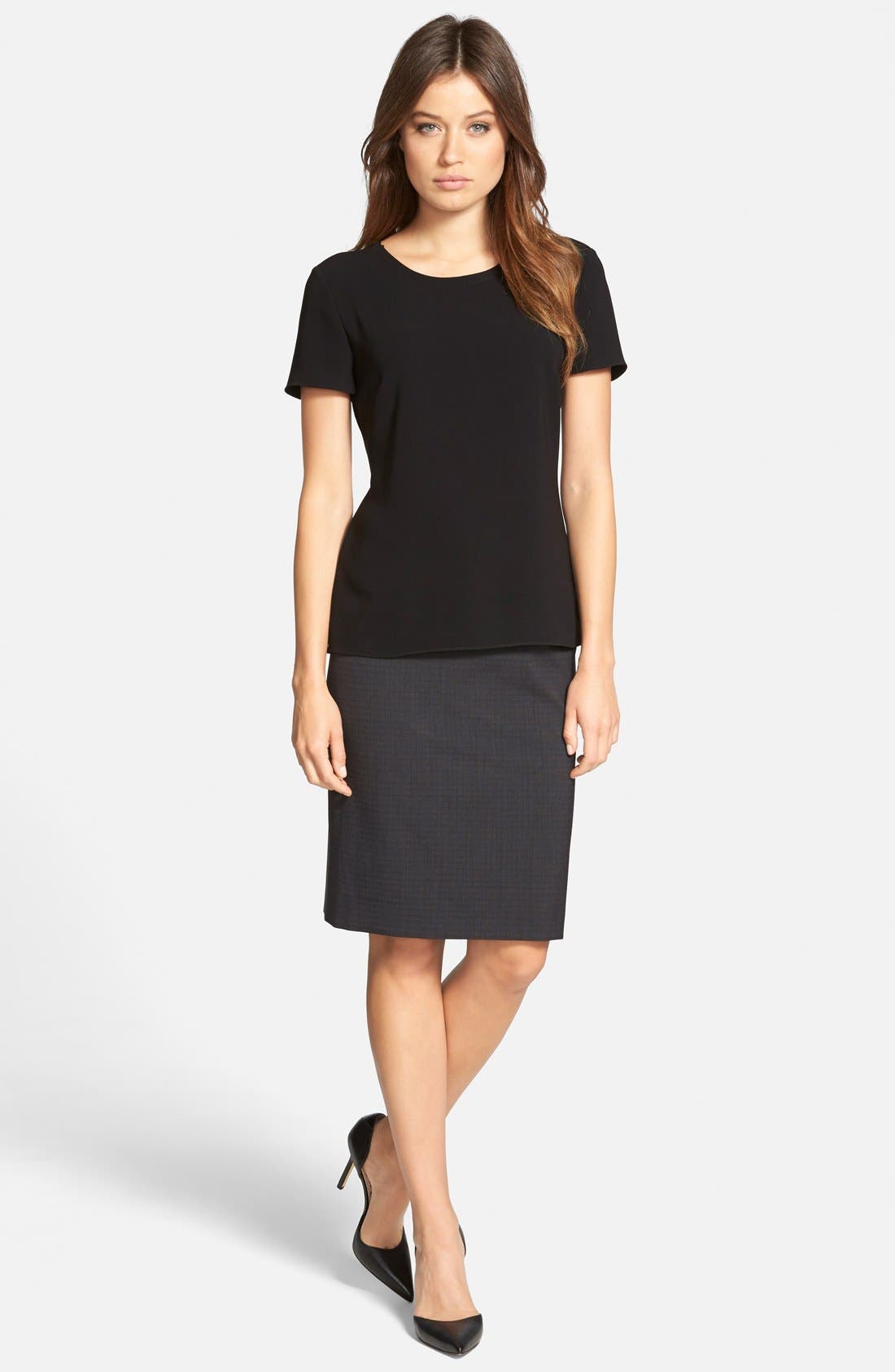 'Delilah' d'Orsay Pump, Alternate, color, BLACK