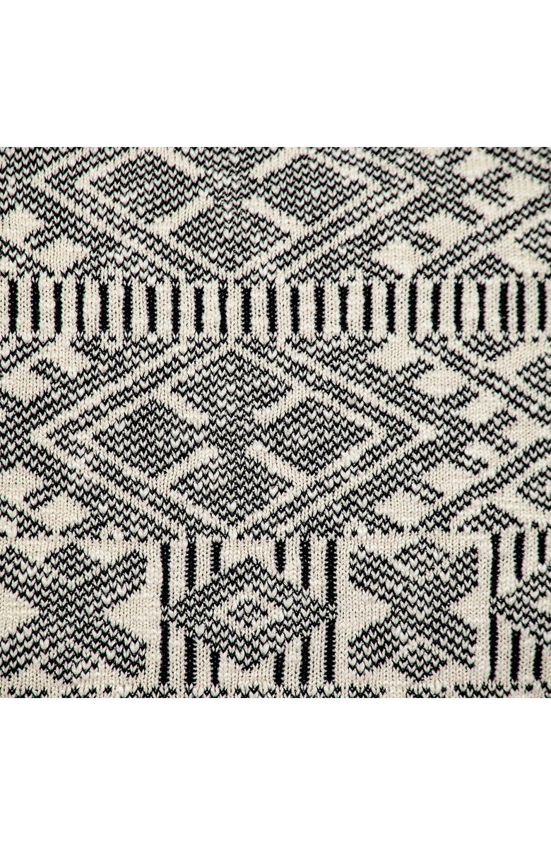 PARKLAND COLLECTION Toby Transitional Beige/Cream Throw Pillow, Alternate, color, Off White