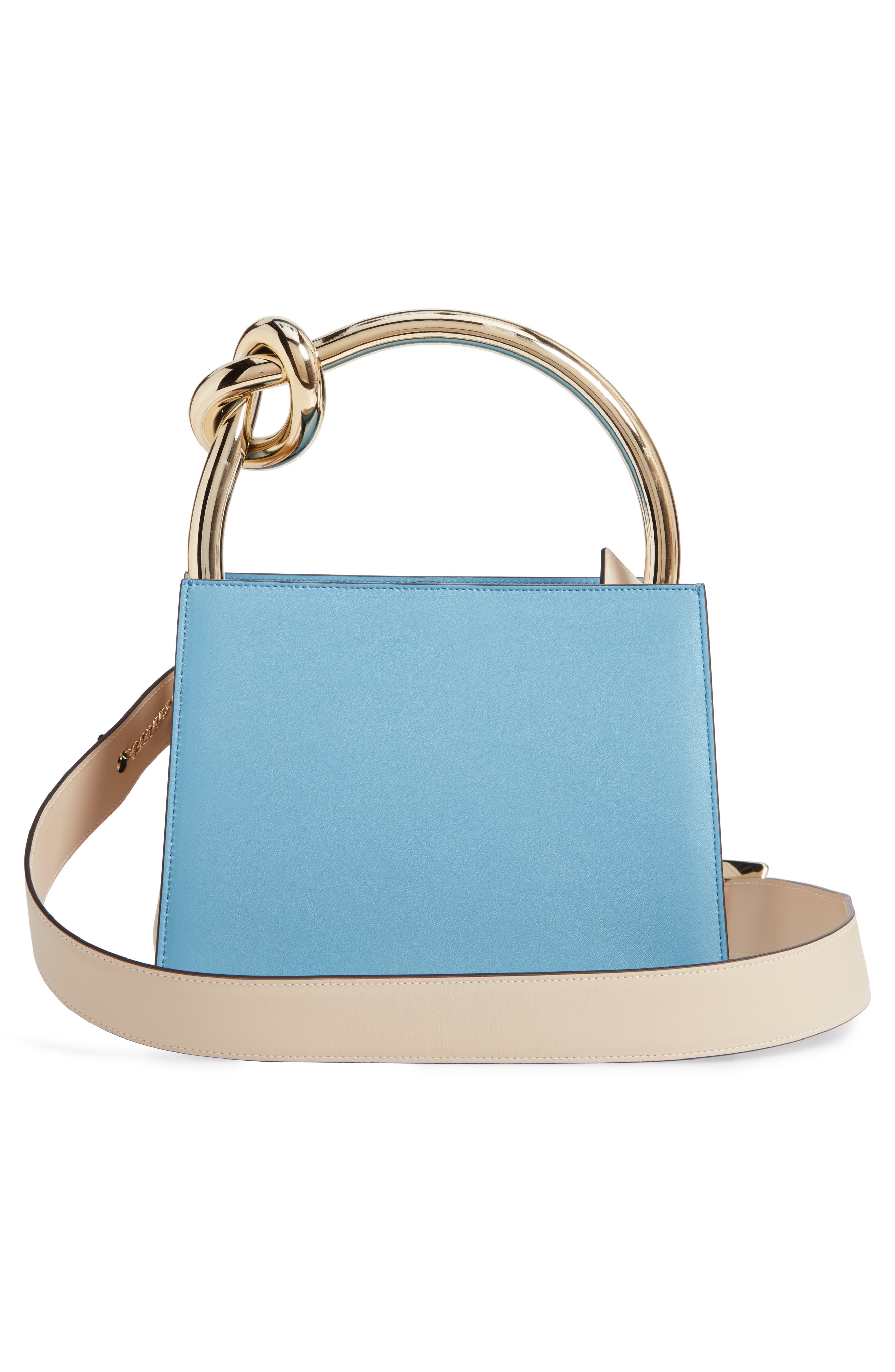 Benedetta Bruzziches Small Anais Santorini Calfskin Leather Top Handle Bag, Alternate, color, 