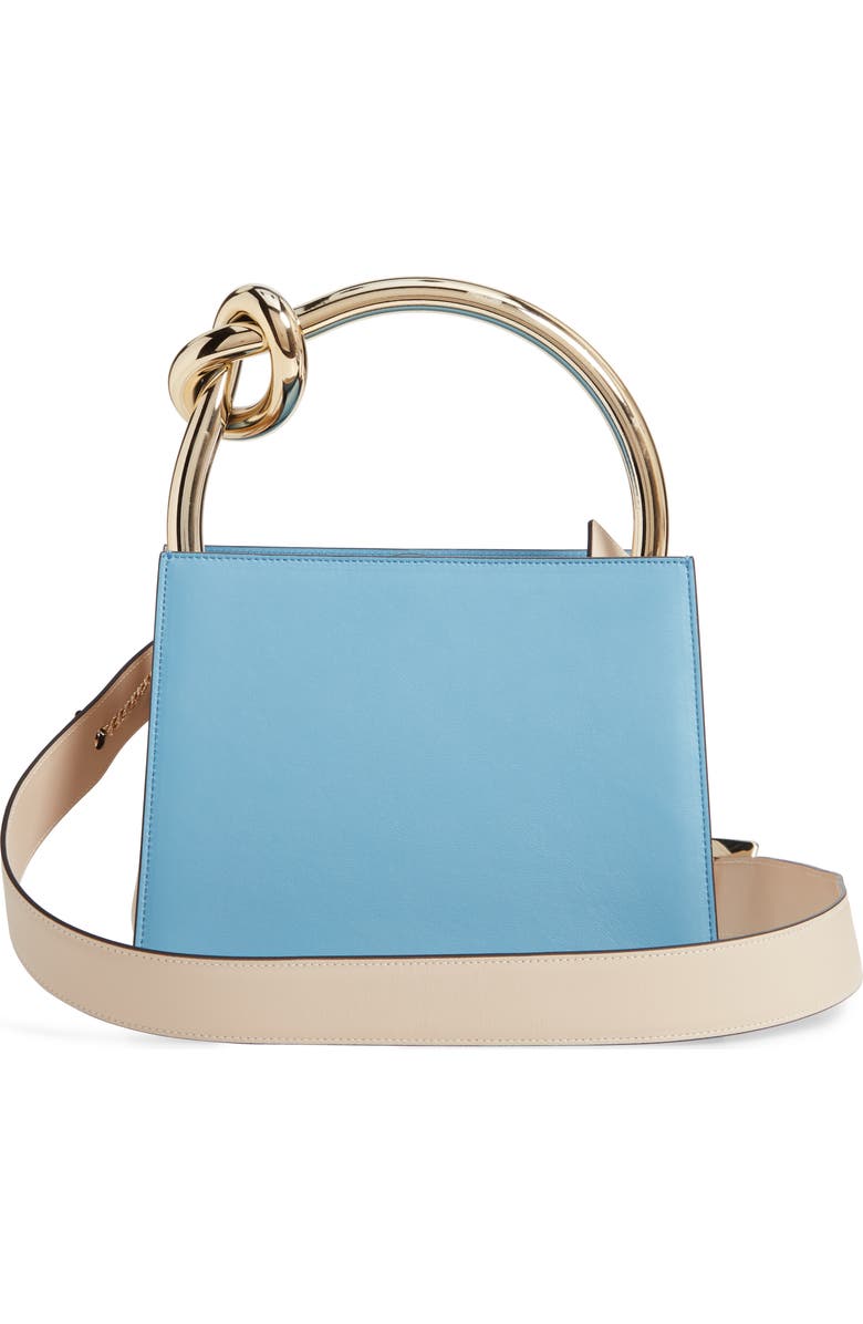 Benedetta Bruzziches Small Anais Santorini Calfskin Leather Top Handle Bag, Alternate, color,