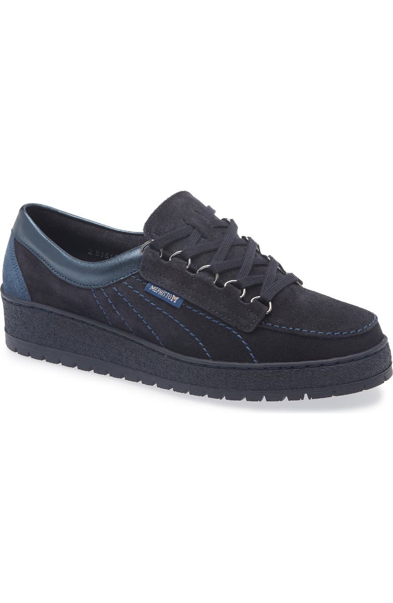 Mephisto Lady Low Top Sneaker, Main, color, Blue