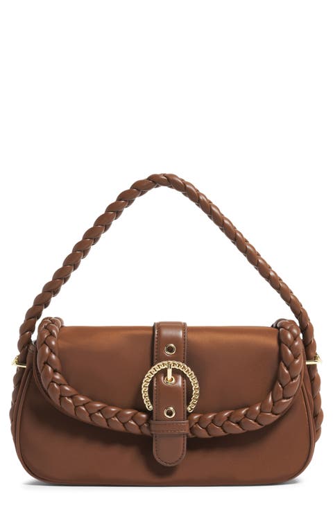 Belted Nylon Shoulder Bag