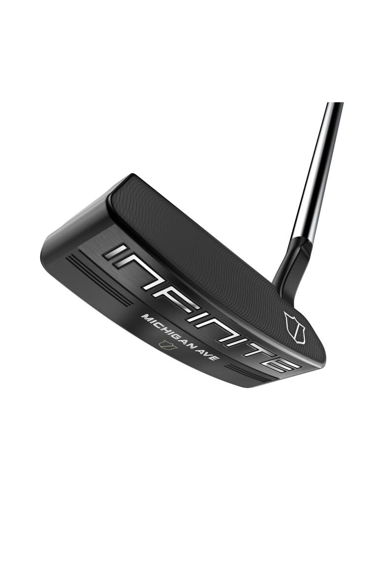 WILSON Infinite Mens Right Hand Putter - Mich Ave / 34in, Main, color, Black