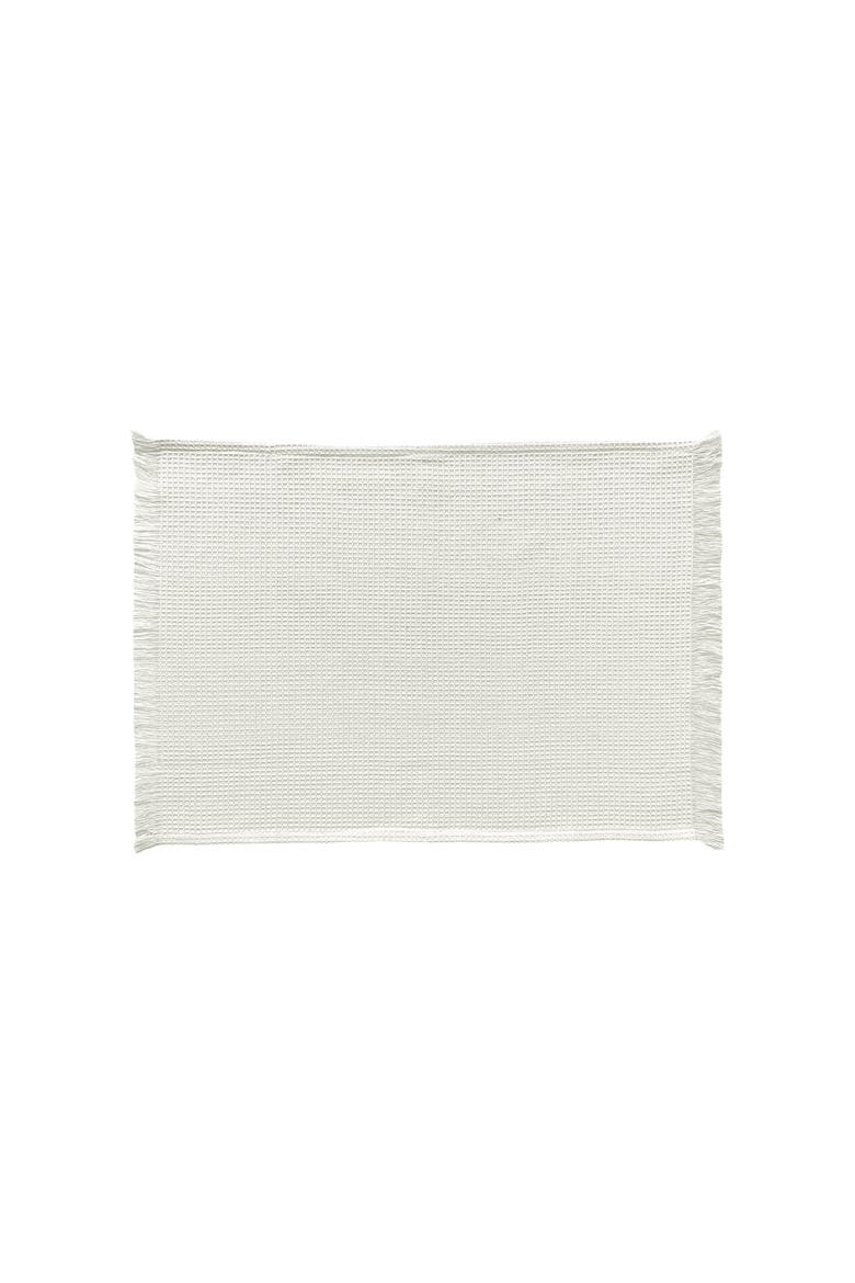 Waffle Weave Placemats, Main, color, Off-White