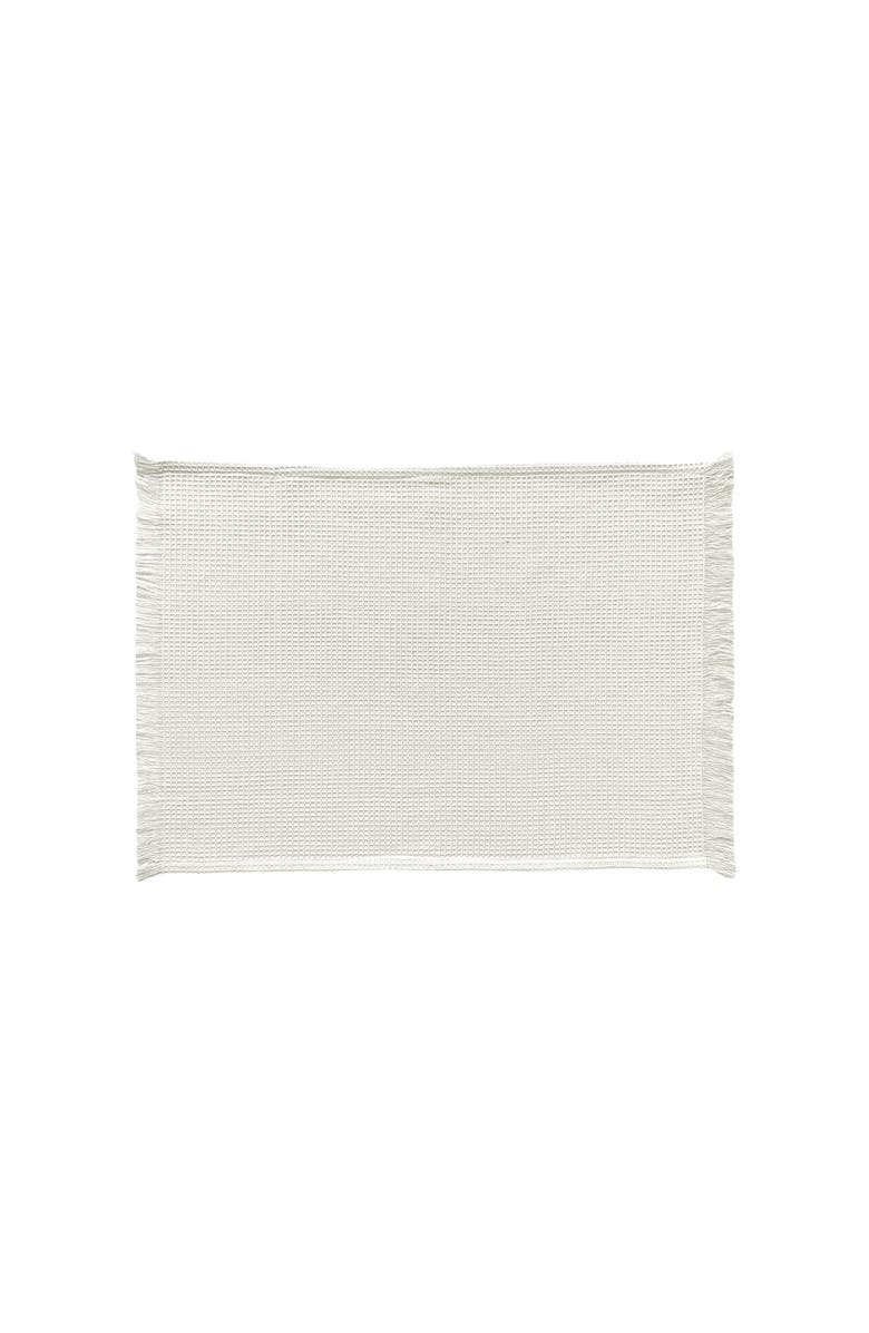 C&F Home Waffle Weave Placemats, Main, color, Off-White