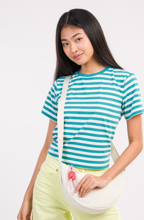 Verloop Colorblock Knot Key Chain In Pink
