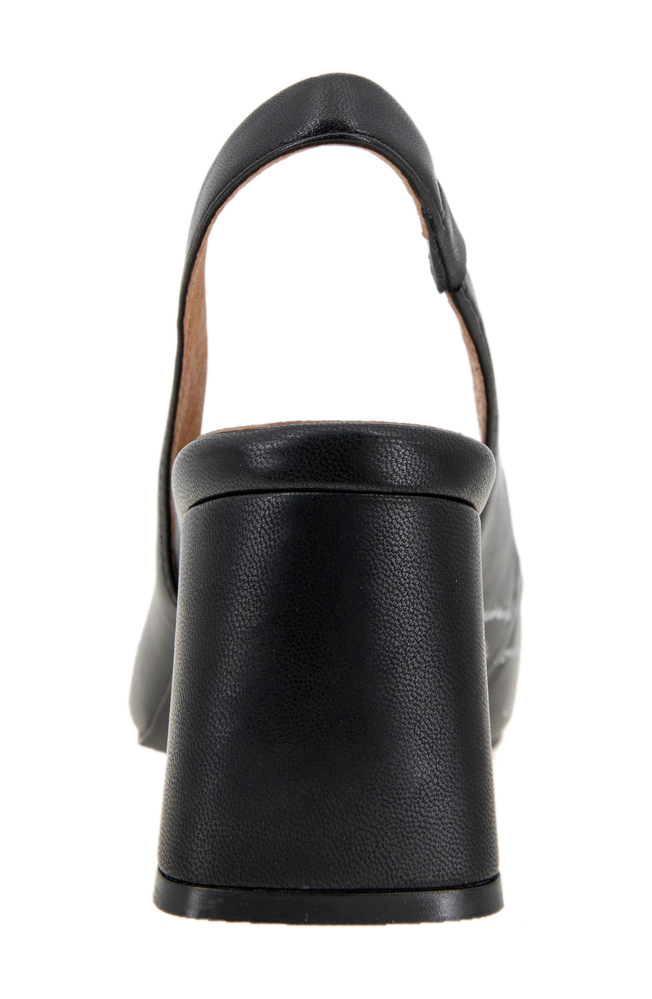 Gentle Souls Dionne Block Heel Slingback Pump, Alternate, color, Black