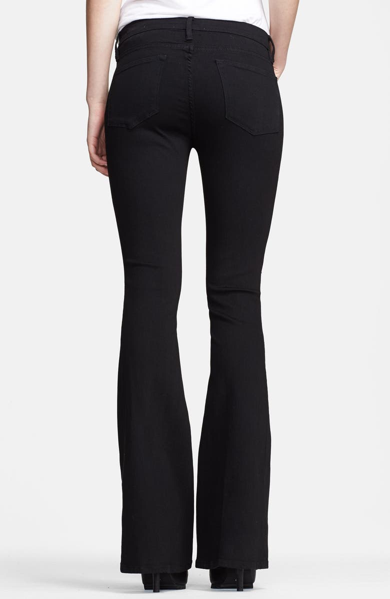 FRAME Denim 'Le High Flare' Flare Leg Sateen Jeans, Alternate, color, 