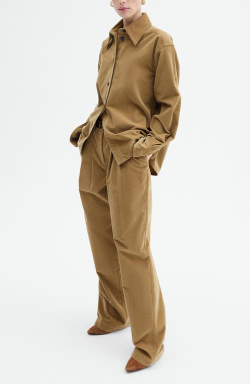 Co Rduroy Overshirt In Brown