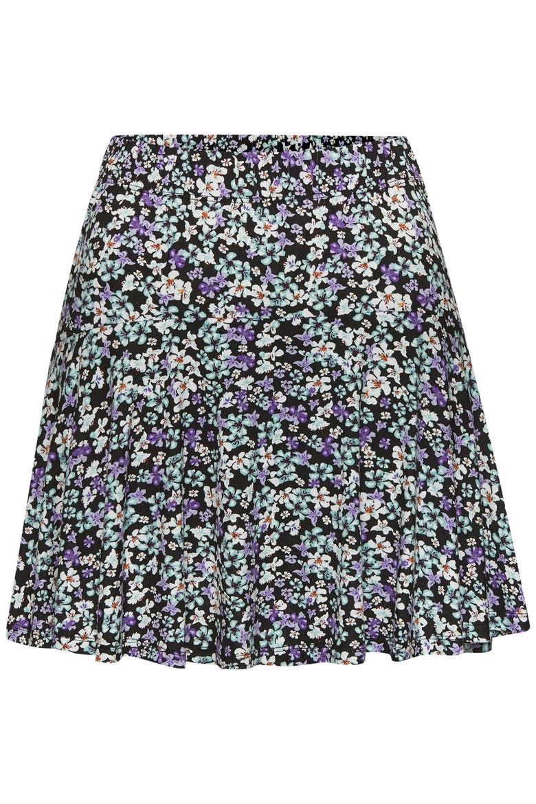 Flared Skort, Alternate, color, Lilac Turquoise