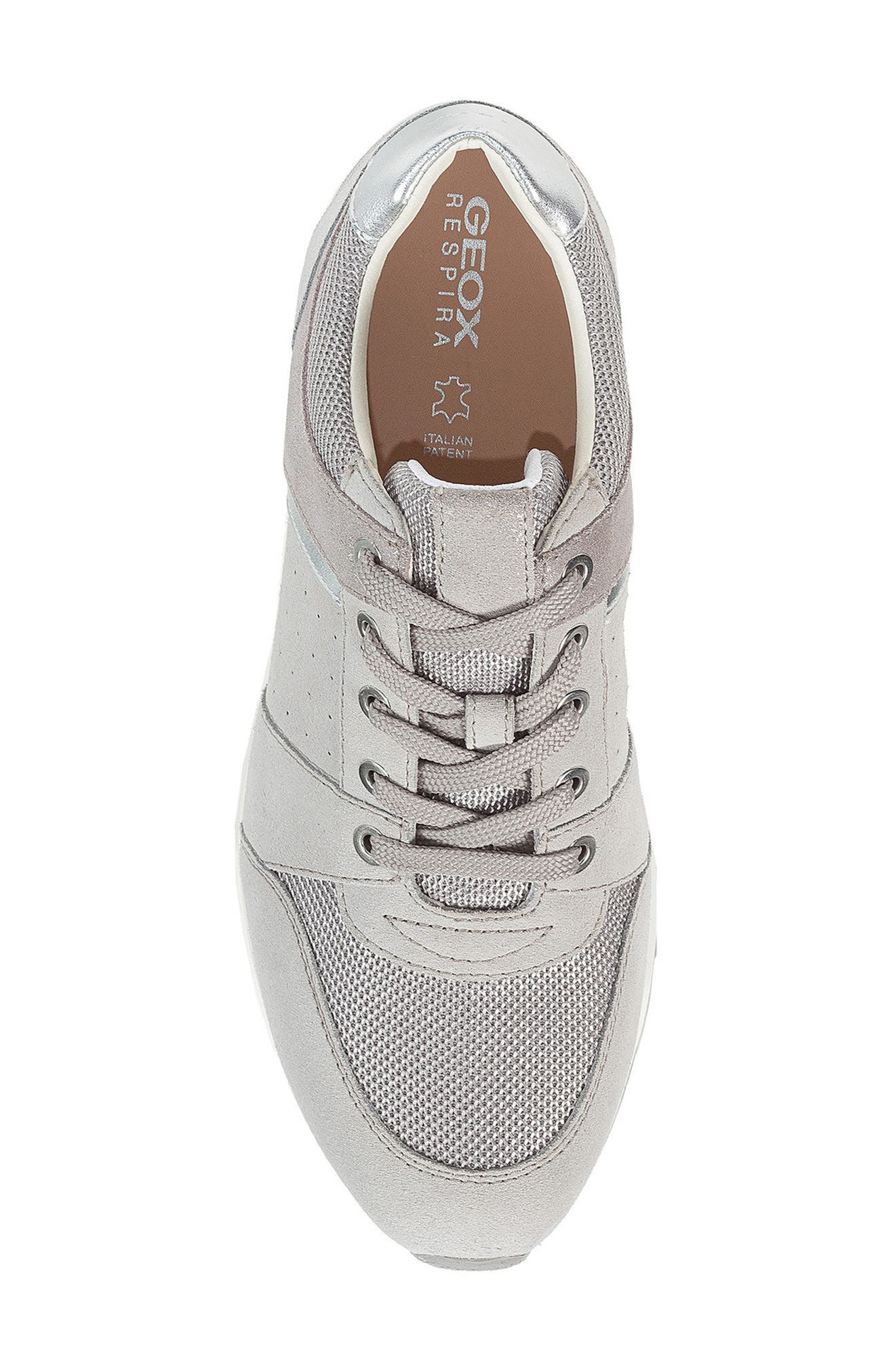 Geox Zosma Wedge Sneaker, Alternate, color, 