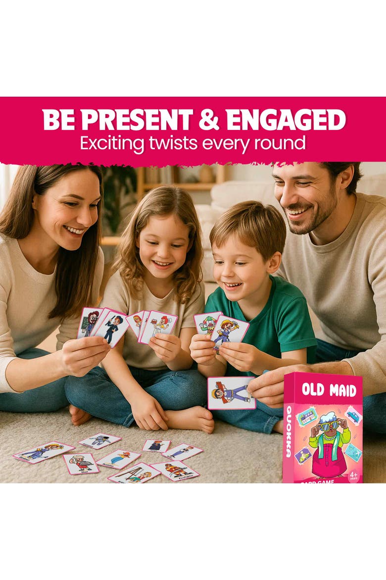 Kids Card Games Collection, Alternate, color, Old maid