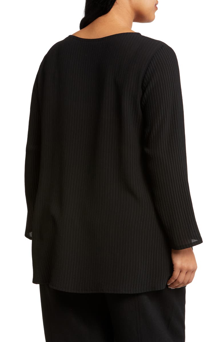 Eileen Fisher Bateau Neck Silk Tunic, Alternate, color,