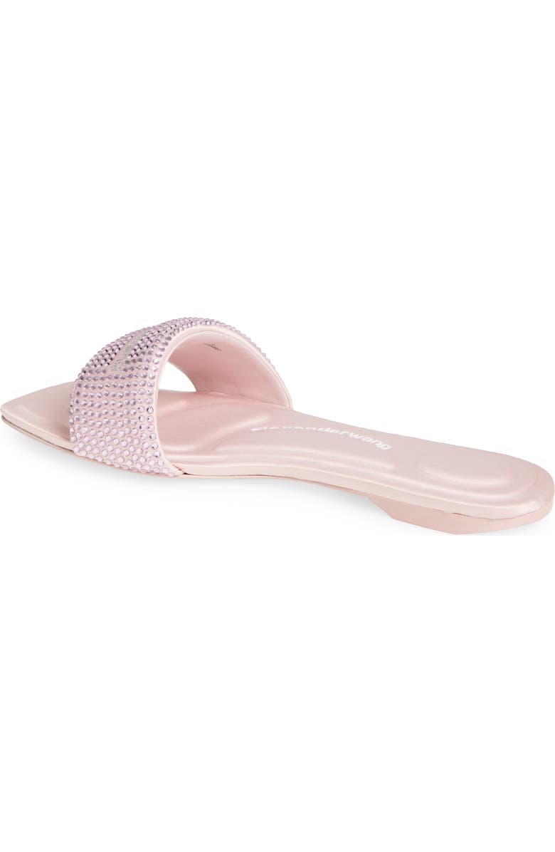 Alexander Wang Vy Crystal Embellished Slide Sandal, Alternate, color, Light Pink