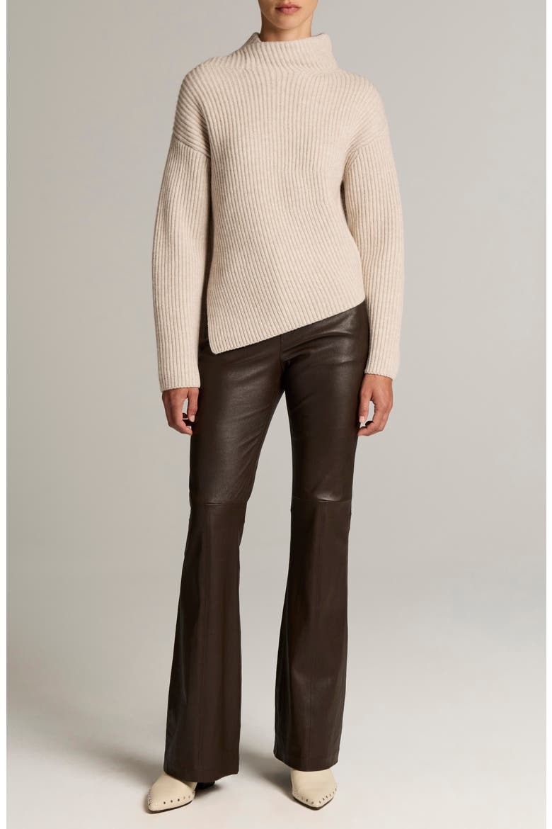 Ribbed Wool & Cashmere Sweater, Alternate, color, H DOVE OAT