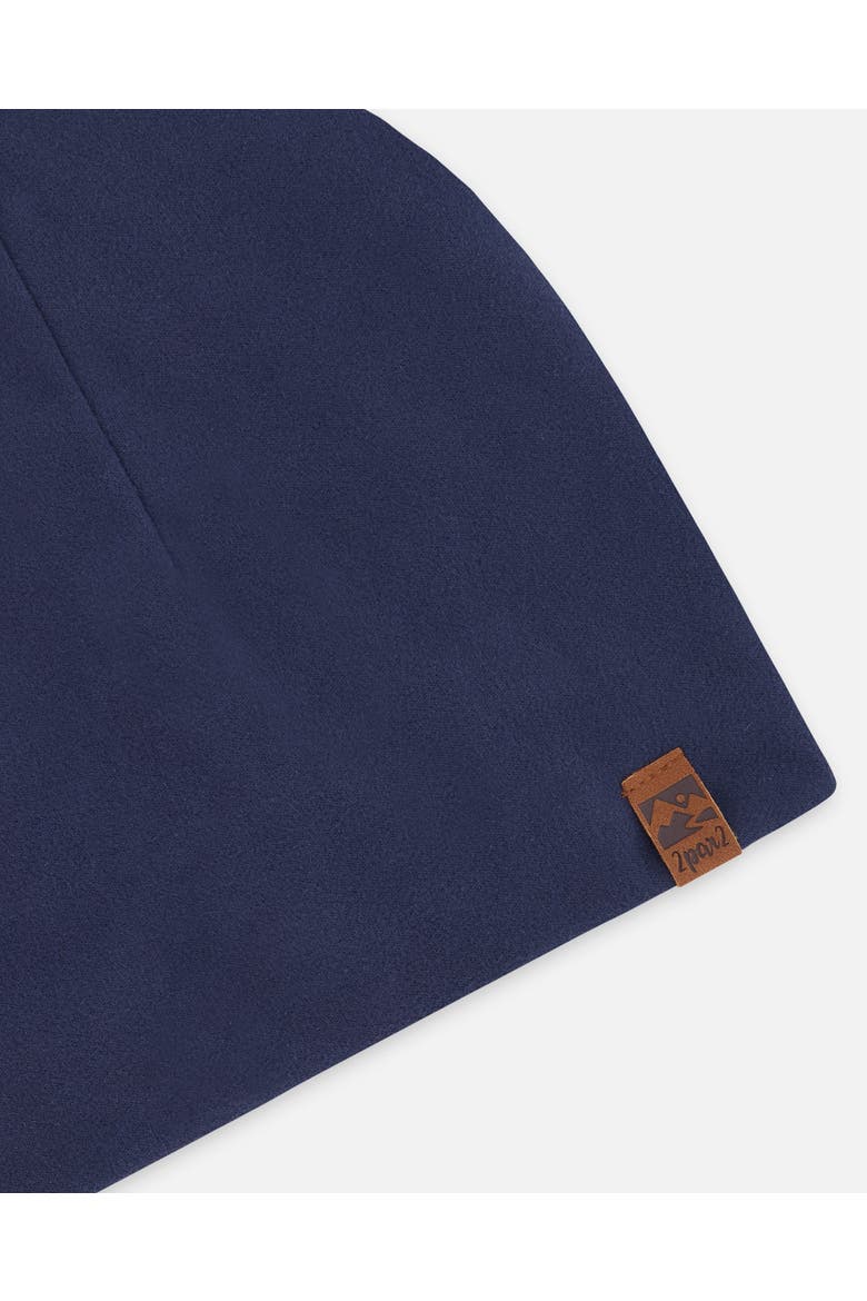 Gender Inclusive Stretch Jersey Beanie, Alternate, color, Navy Blue