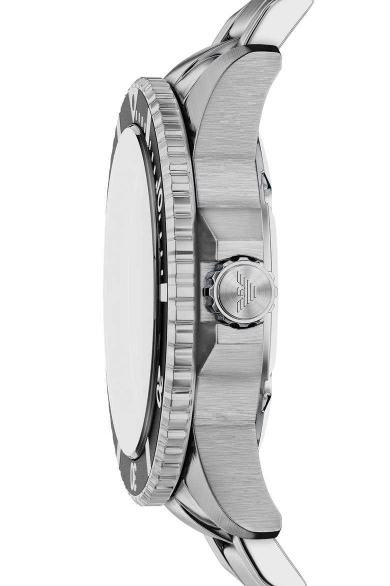 World Explorer Solar Bracelet Watch, 42mm, Alternate, color, SILVER