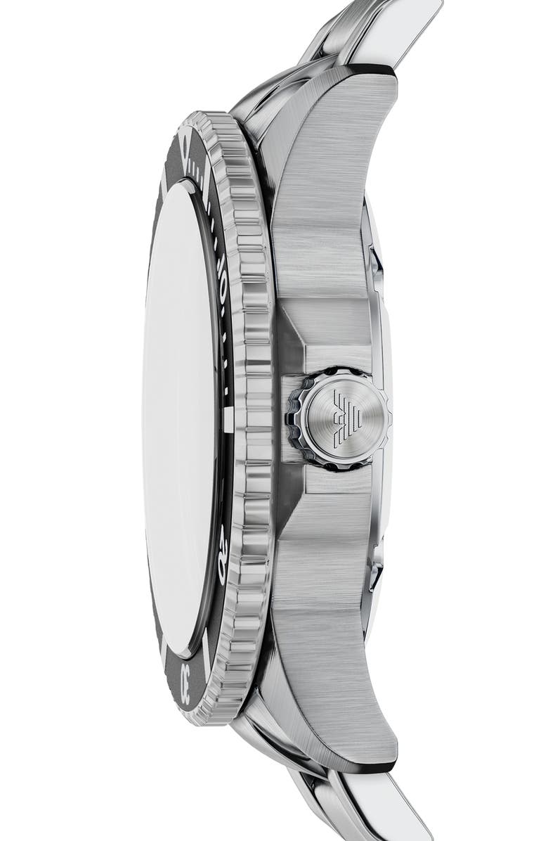 Emporio Armani World Explorer Solar Bracelet Watch, 42mm, Alternate, color, Silver