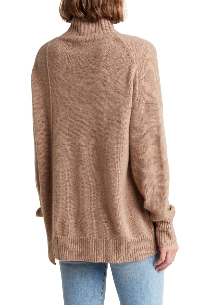360 CASHMERE Camden Mock Neck Cashmere Sweater, Alternate, color, 