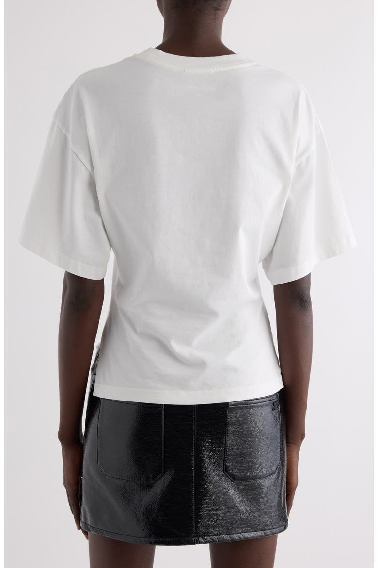 Embroidered Logo T-Shirt, Alternate, color, HERITAGE WHITE