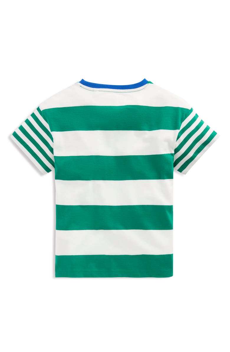 Mini Boden Kids' Oversize Hotch Potch T-Shirt, Alternate, color, Maroon Banner/ Coconut