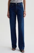 AG Sydney High Waist Relaxed Straight Leg Jeans