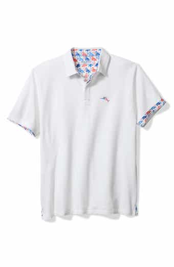 Tommy Bahama Flamingo Mingle IslandZone® Piqué Performance Polo