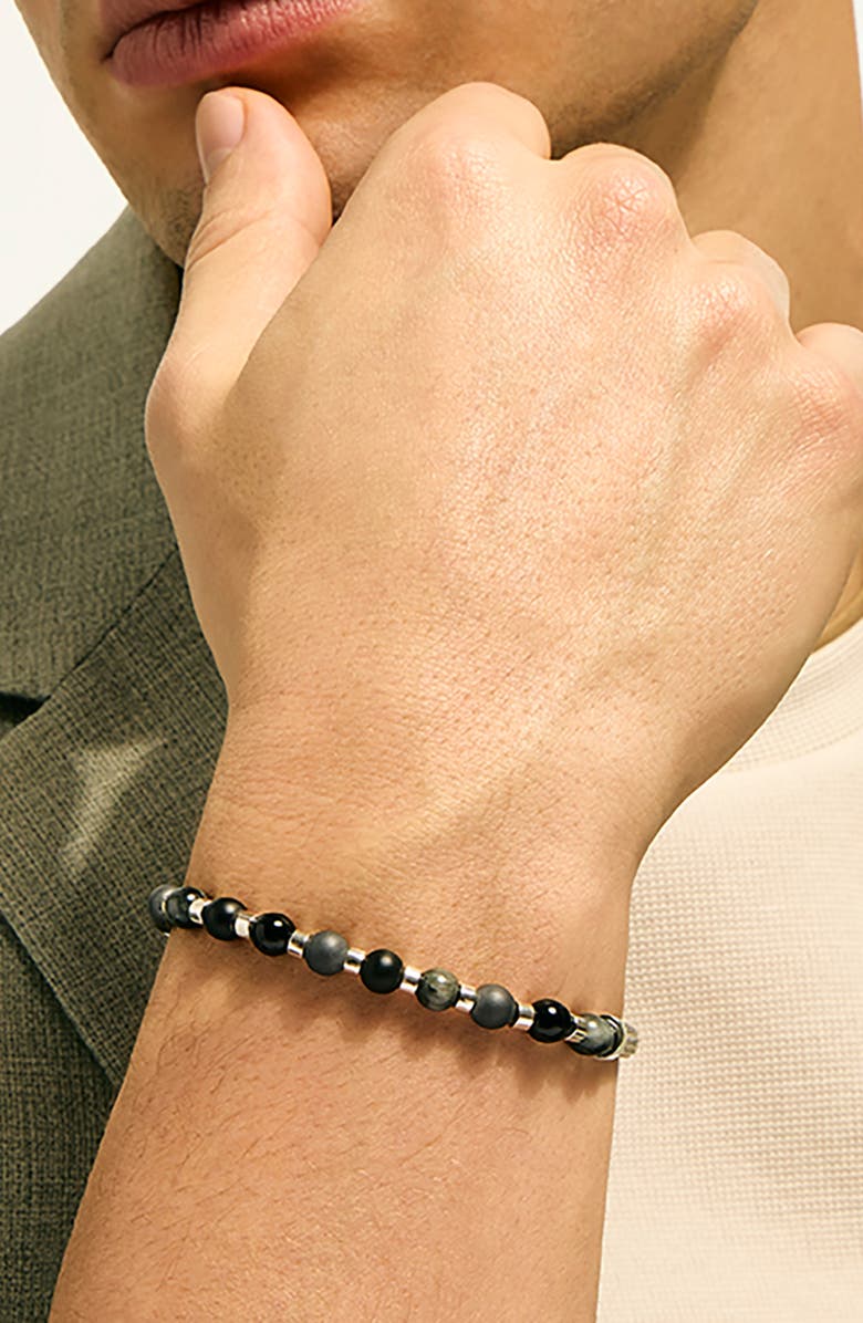 John Hardy Beaded Chain Bracelet, Alternate, color, Silver
