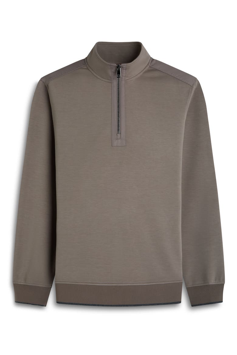 Soft Touch Quarter Zip, Alternate, color, WALNUT