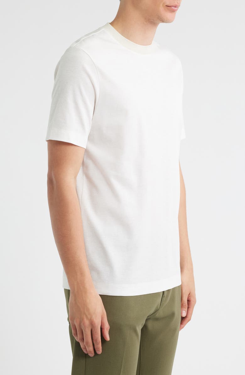 BOSS Thompson Cotton T-Shirt, Alternate, color, Open White